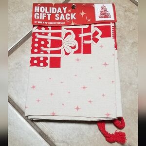 Holiday 18 x 26 Inch Long Cotton Gift Sack